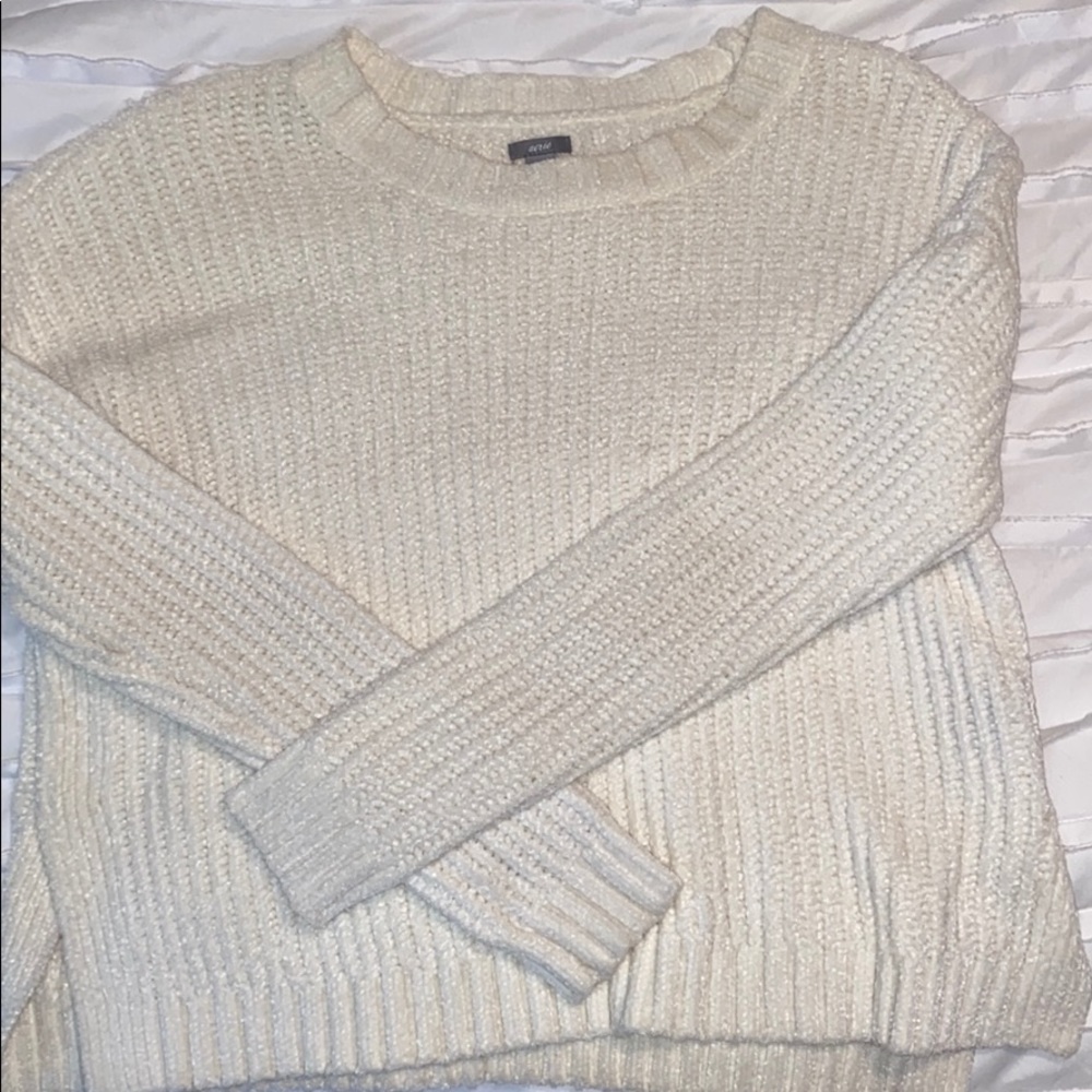 Aerie cream sweater